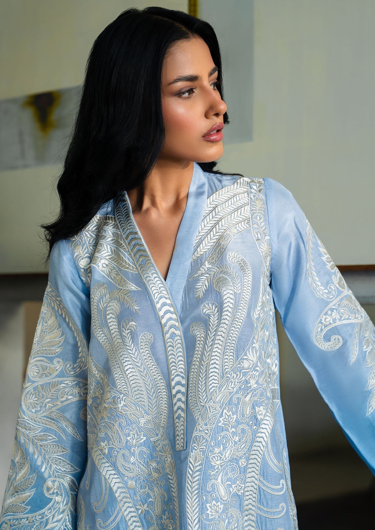 Mahgul | Mahsa Formals | Sky Whisper - by Libasekhas UK - Registered Vendor of : Mahgul - 100% Original Designer Dress