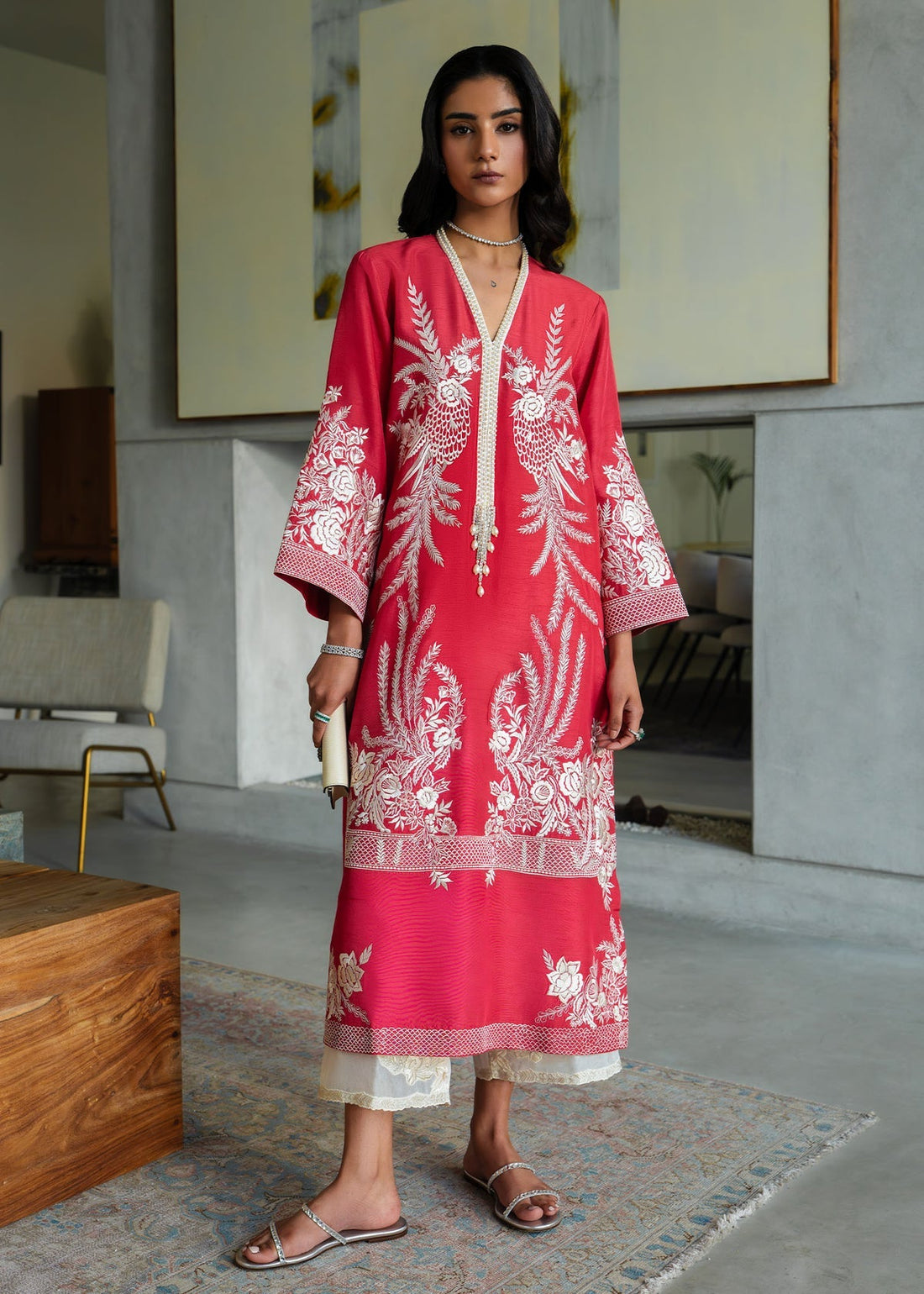 Mahgul | Mahsa Formals | Coral Majesty - by Libasekhas UK - Registered Vendor of : Mahgul - 100% Original Designer Dress