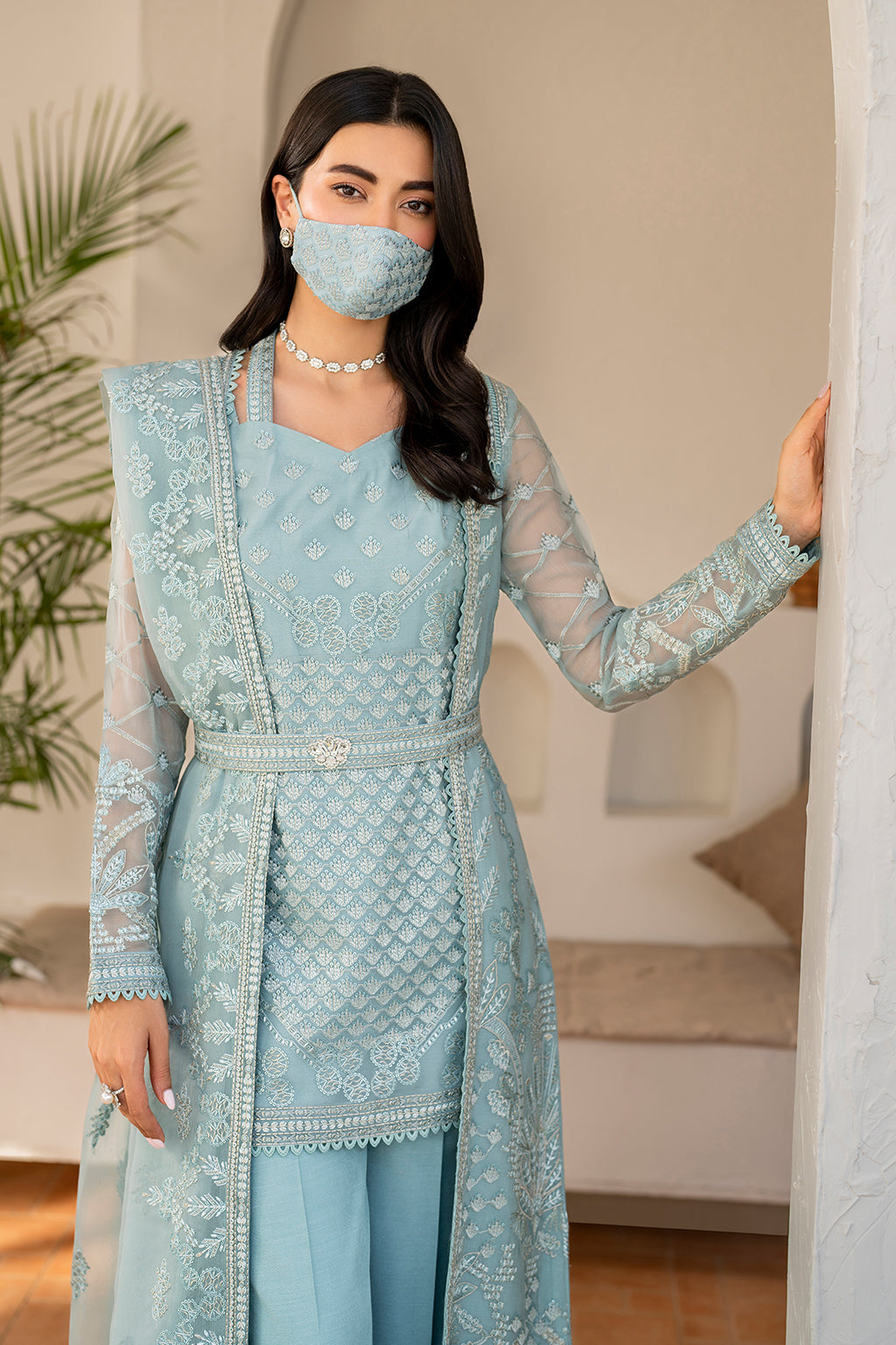 Flossie | Naqsh Formals | S-1405 (B) - by - Libasekhas UK - Registered Vendor of : Flossie - 100% Original Designer Dresss