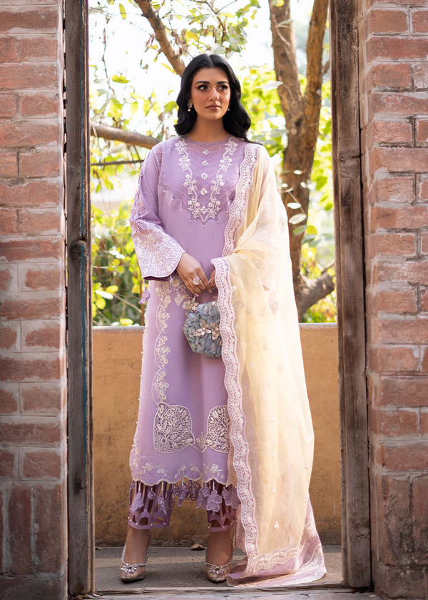 Fozia Khalid | Blossom Festive Lawn 25 | Iris - by - Libasekhas UK - Registered Vendor of : Fozia Khalid - 100% Original Designer Dresss