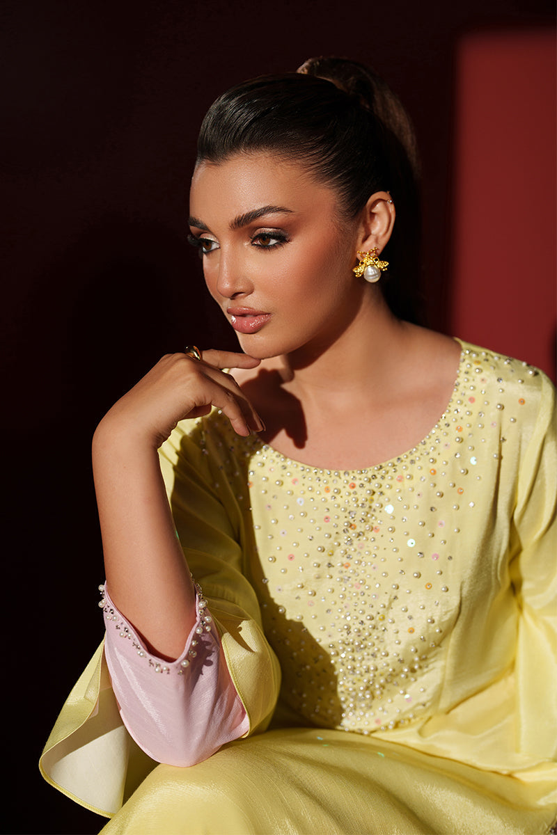 Fozia Khalid | Ombre Luxe | Sunset - by Libasekhas UK - Registered Vendor of : Fozia Khalid - 100% Original Designer Dress