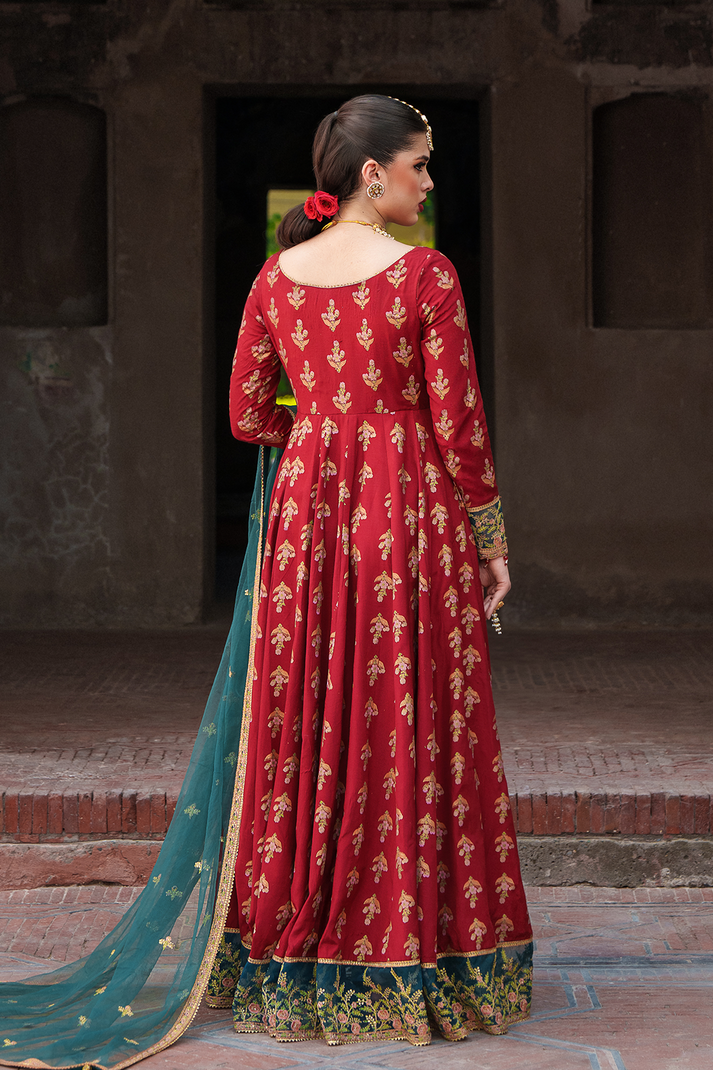 Saad Shaikh | Zaria Festive Pret 25 | SCARLET - by Libasekhas UK - Registered Vendor of : Saad Shaikh - 100% Original Designer Dress
