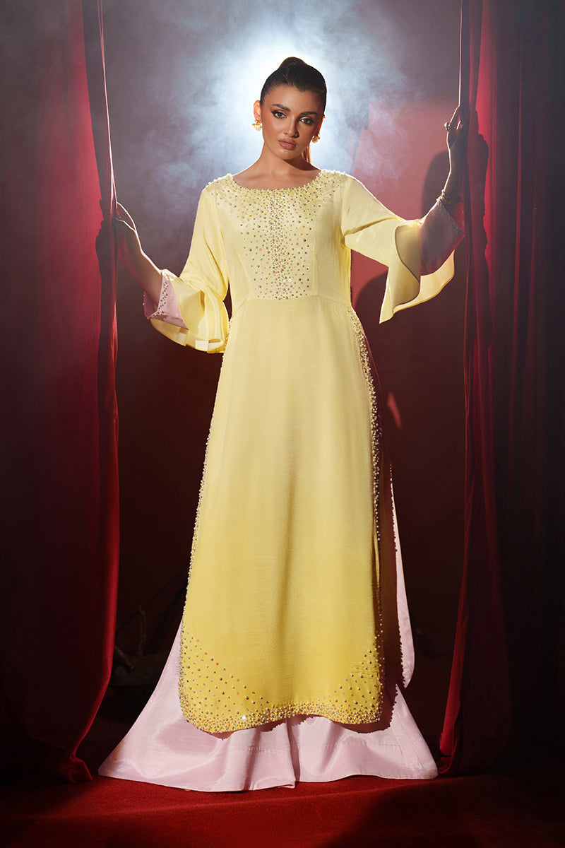 Fozia Khalid | Ombre Luxe | Sunset - by Libasekhas UK - Registered Vendor of : Fozia Khalid - 100% Original Designer Dress