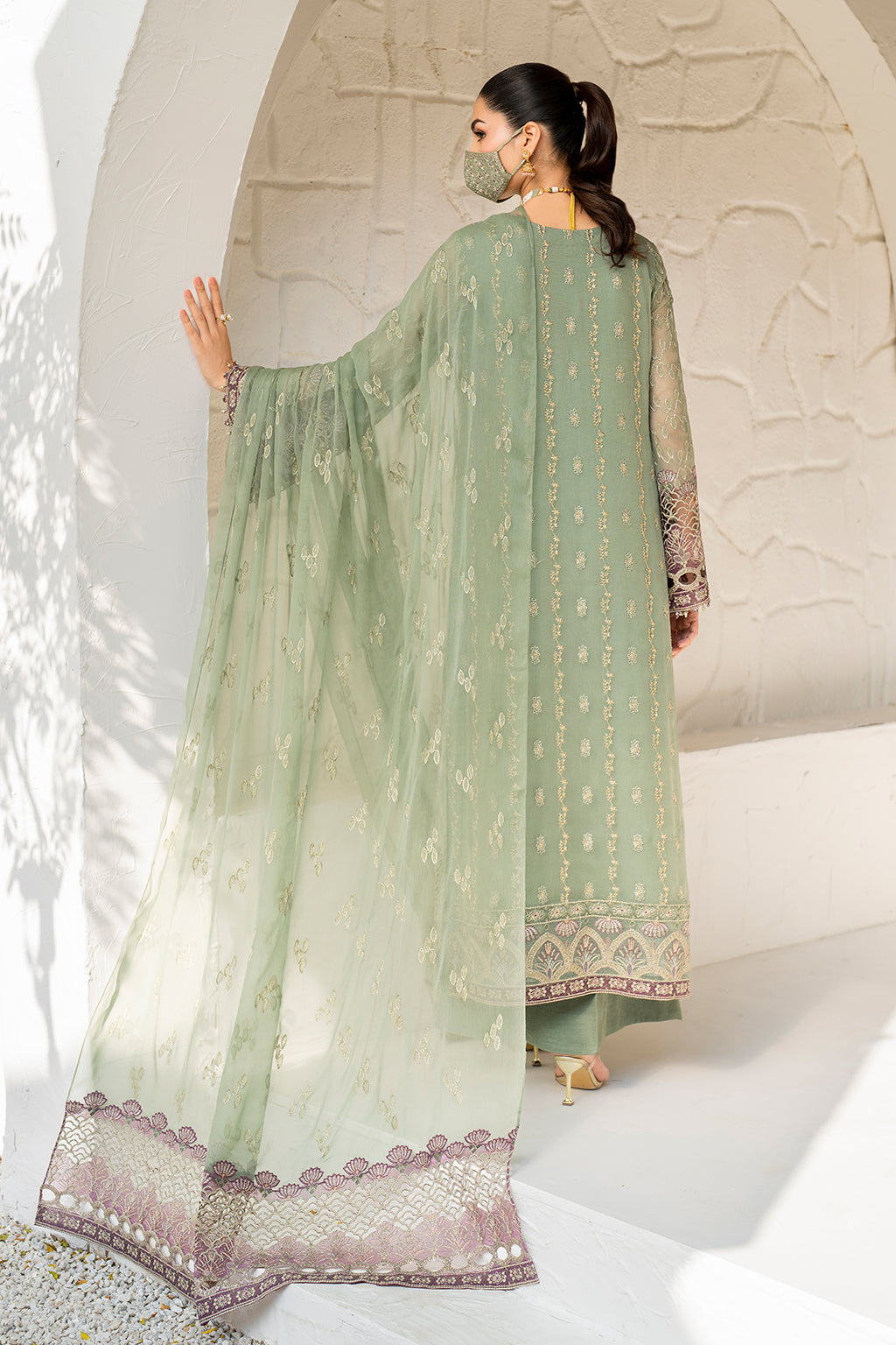 Flossie | Naqsh Formals | S-1406 - by - Libasekhas UK - Registered Vendor of : Flossie - 100% Original Designer Dresss