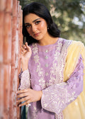 Fozia Khalid | Blossom Festive Lawn 25 | Iris - by - Libasekhas UK - Registered Vendor of : Fozia Khalid - 100% Original Designer Dresss