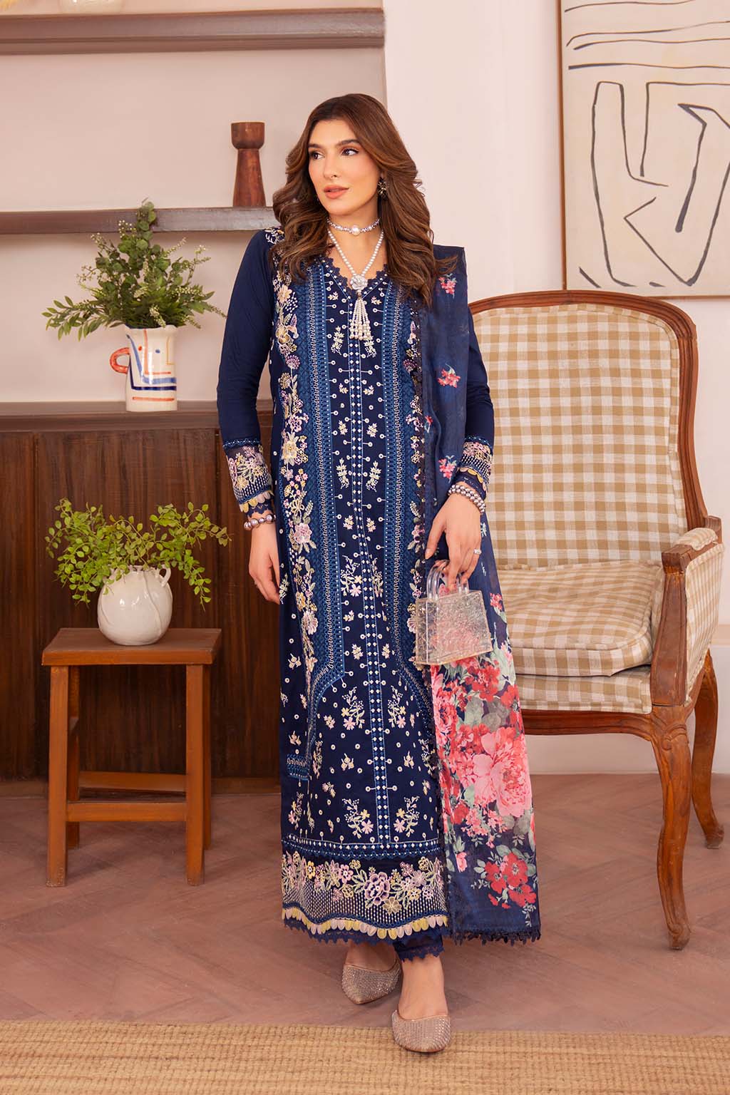 Neeshay | Symphony Luxury Lawn | VESPER - by - Libasekhas UK - Registered Vendor of : Neeshay - 100% Original Designer Dresss
