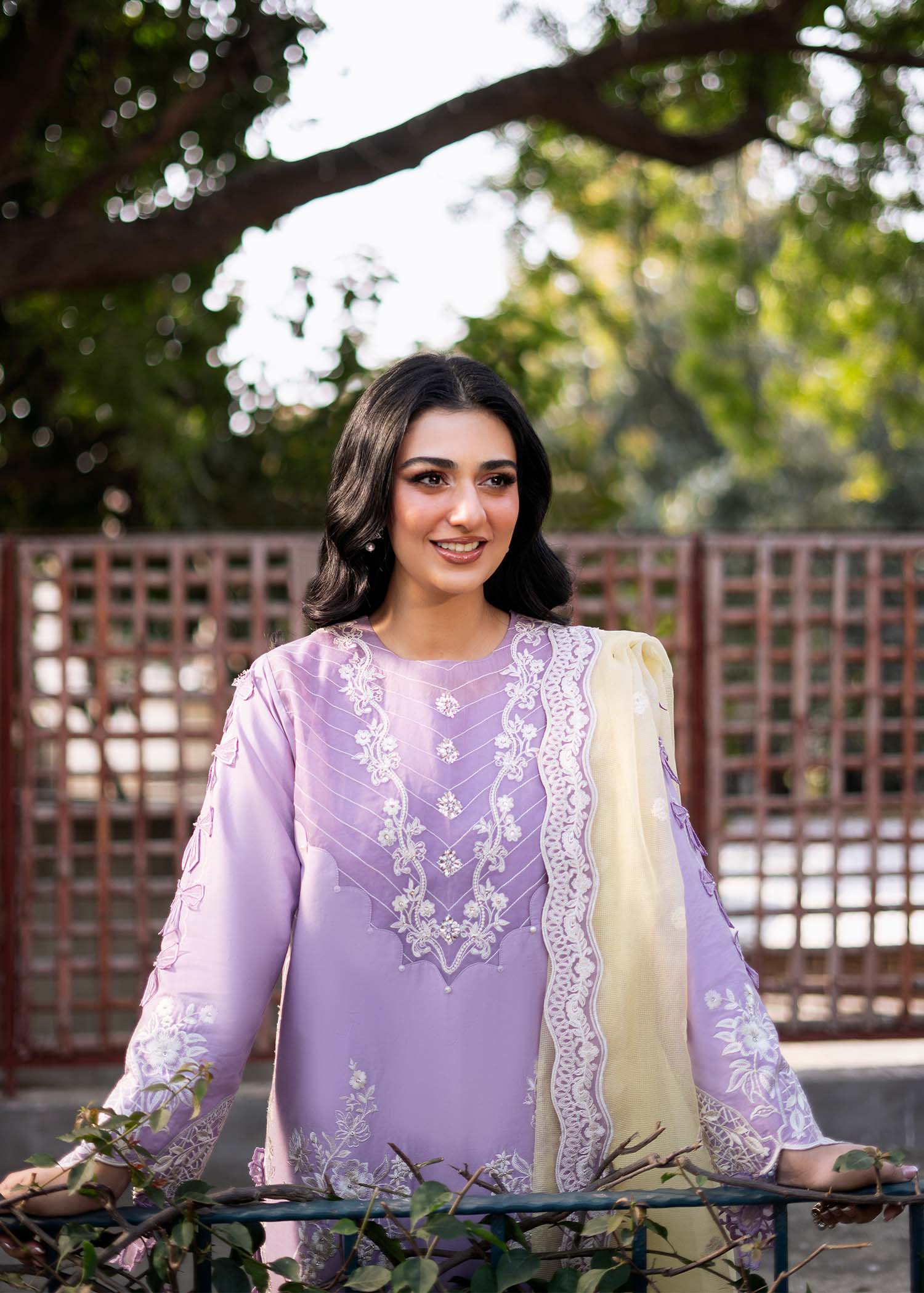 Fozia Khalid | Blossom Festive Lawn 25 | Iris - by - Libasekhas UK - Registered Vendor of : Fozia Khalid - 100% Original Designer Dresss