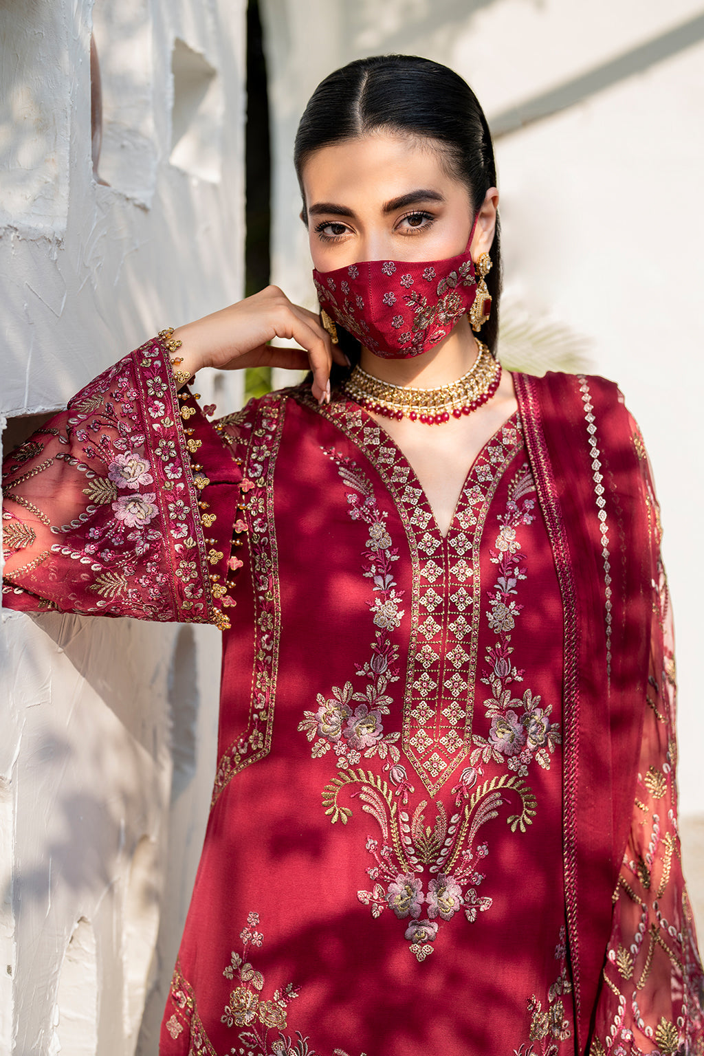 Flossie | Naqsh Formals | S-1402 (A) - by - Libasekhas UK - Registered Vendor of : Flossie - 100% Original Designer Dresss