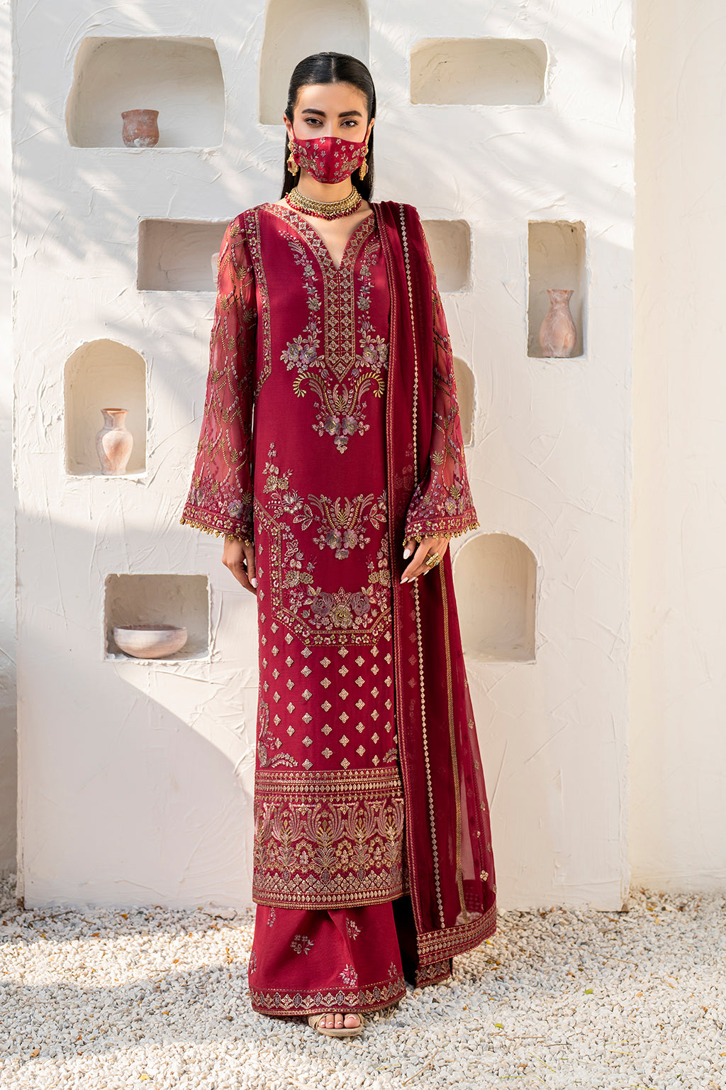 Flossie | Naqsh Formals | S-1402 (A) - by - Libasekhas UK - Registered Vendor of : Flossie - 100% Original Designer Dresss