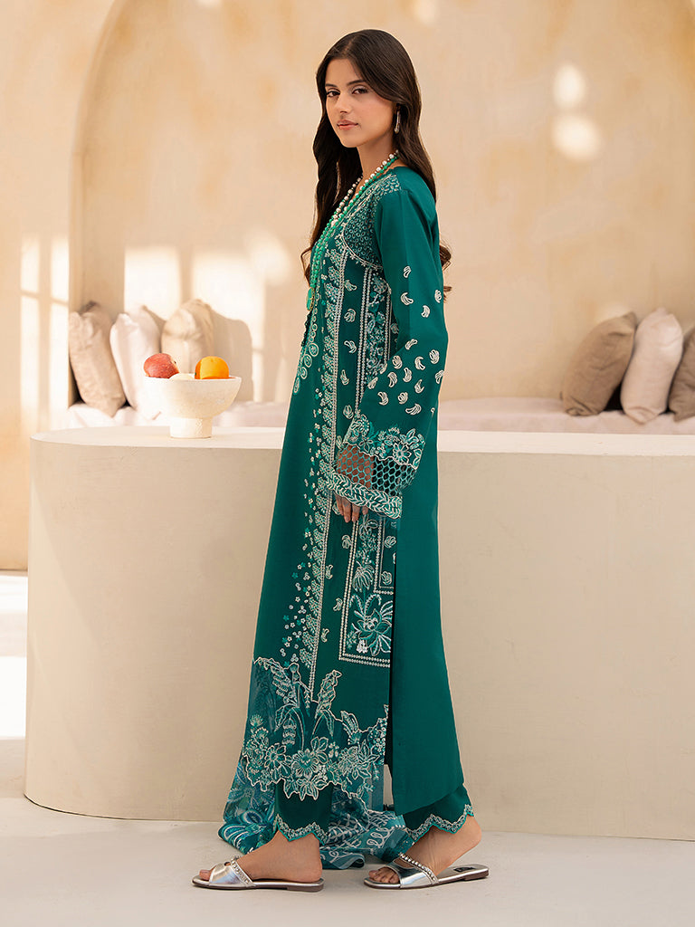 Rajbari | Jahaan Premium Festive Lawn | RINA (Jahan) 5-A - by - Libasekhas UK - Registered Vendor of : Rajbari - 100% Original Designer Dresss