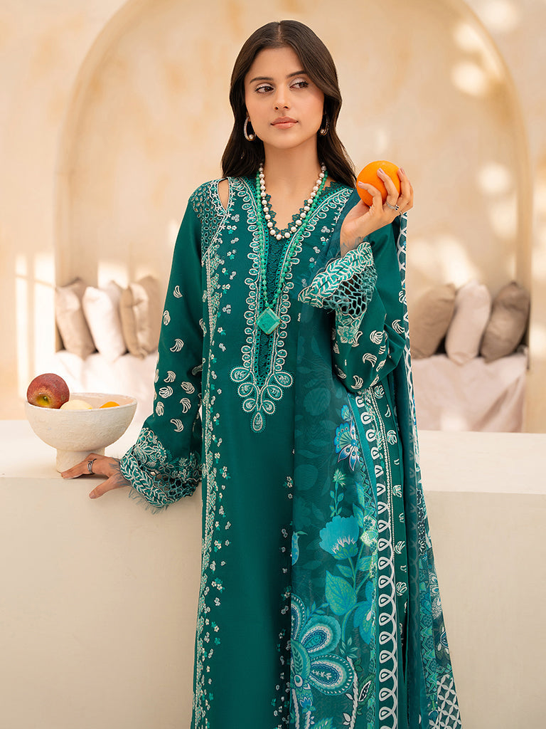 Rajbari | Jahaan Premium Festive Lawn | RINA (Jahan) 5-A - by - Libasekhas UK - Registered Vendor of : Rajbari - 100% Original Designer Dresss