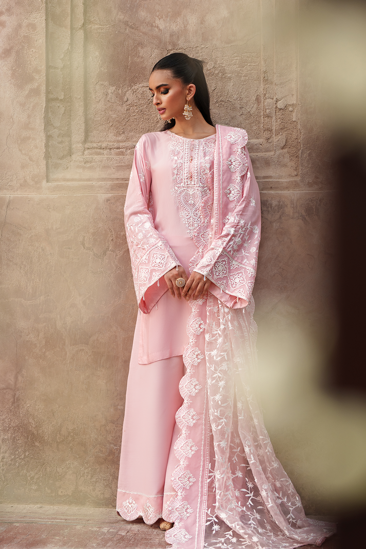 Saad Shaikh | Zaria Festive Pret 25 | BLUSH - by Libasekhas UK - Registered Vendor of : Saad Shaikh - 100% Original Designer Dress