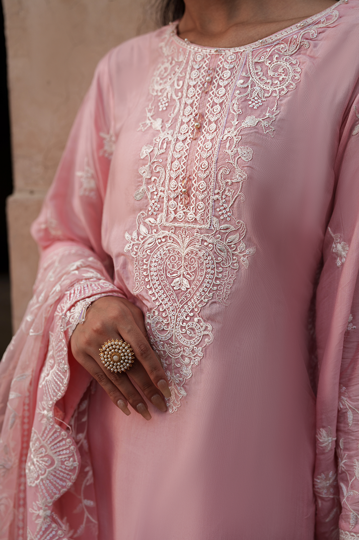 Saad Shaikh | Zaria Festive Pret 25 | BLUSH - by Libasekhas UK - Registered Vendor of : Saad Shaikh - 100% Original Designer Dress