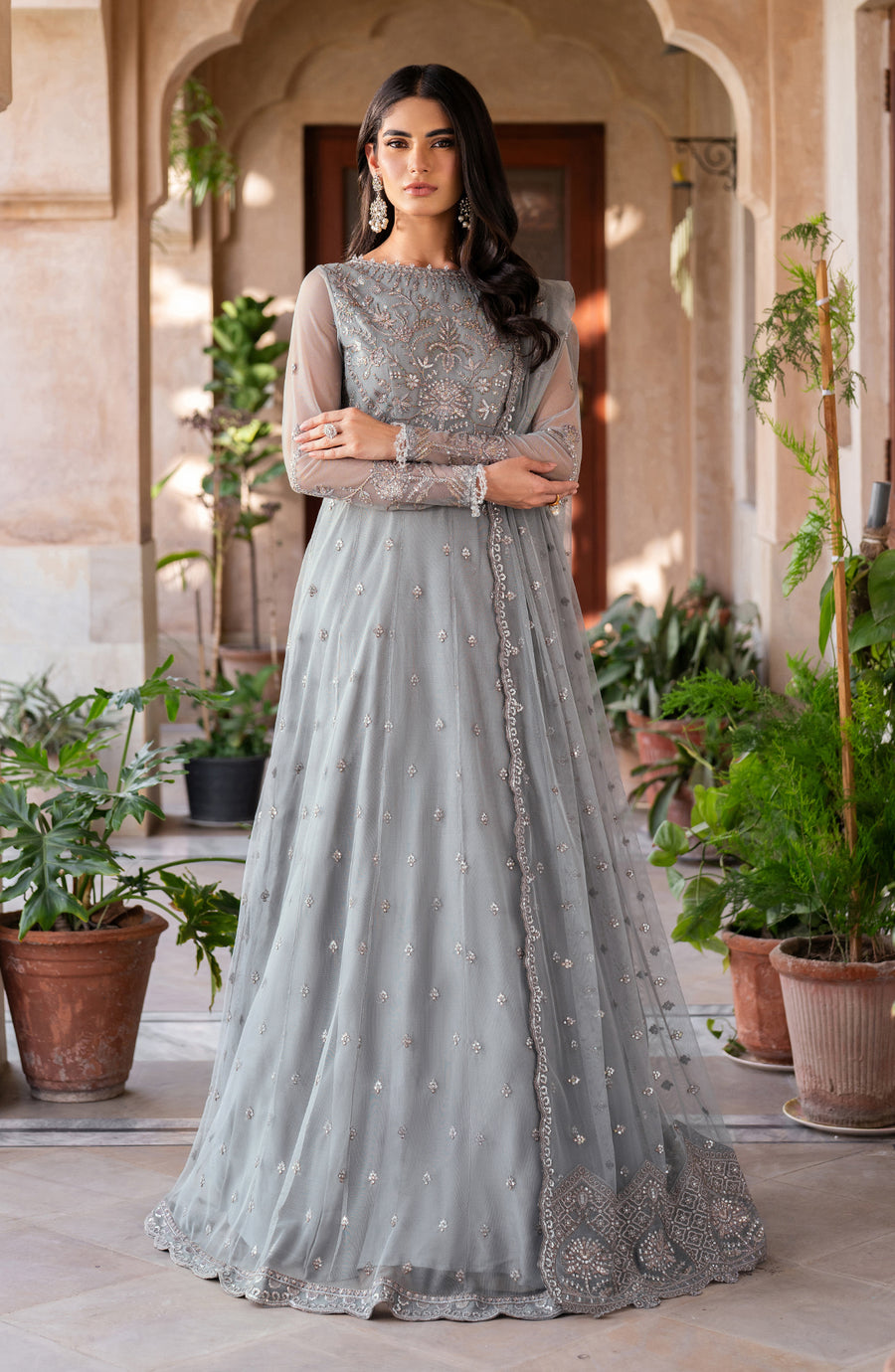 Zarif | Sahiba Formals | UNST-SBA-04 YASMIN - by Libasekhas UK - Registered Vendor of : Zarif - 100% Original Designer Dress