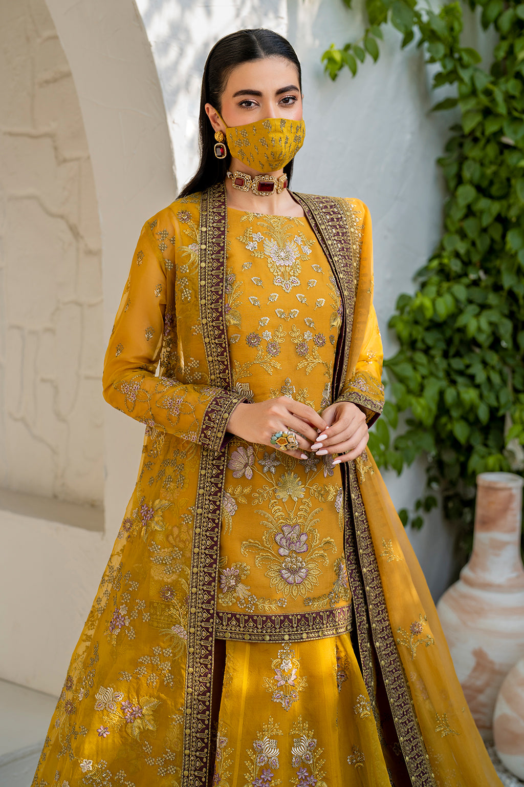 Flossie | Naqsh Formals | S-1404 (B) - by - Libasekhas UK - Registered Vendor of : Flossie - 100% Original Designer Dresss