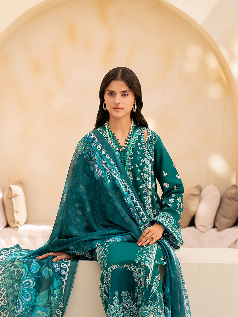 Rajbari | Jahaan Premium Festive Lawn | RINA (Jahan) 5-A - by - Libasekhas UK - Registered Vendor of : Rajbari - 100% Original Designer Dresss