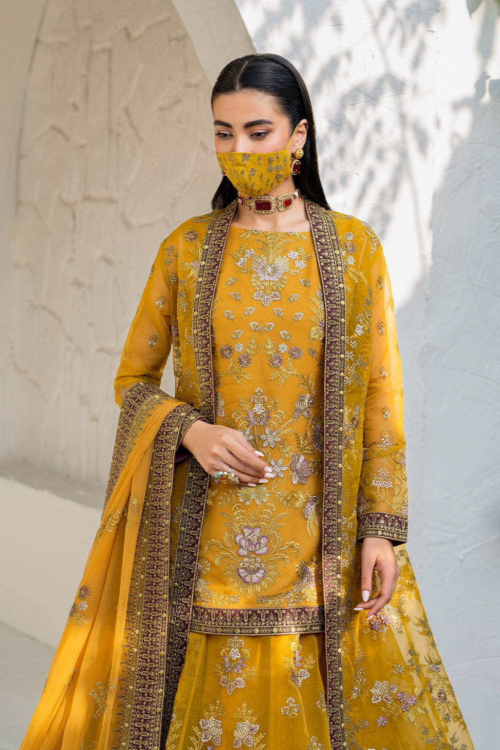 Flossie | Naqsh Formals | S-1404 (B) - by - Libasekhas UK - Registered Vendor of : Flossie - 100% Original Designer Dresss