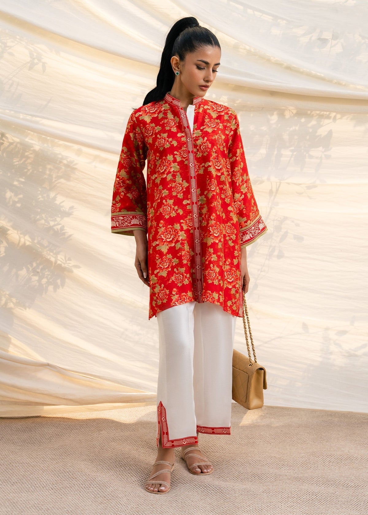 Mahgul | Ambi Bagh Silk Edit | Gulal - by Libasekhas - Registered Vendor of : Mahgul - 100% Original Designer Dress