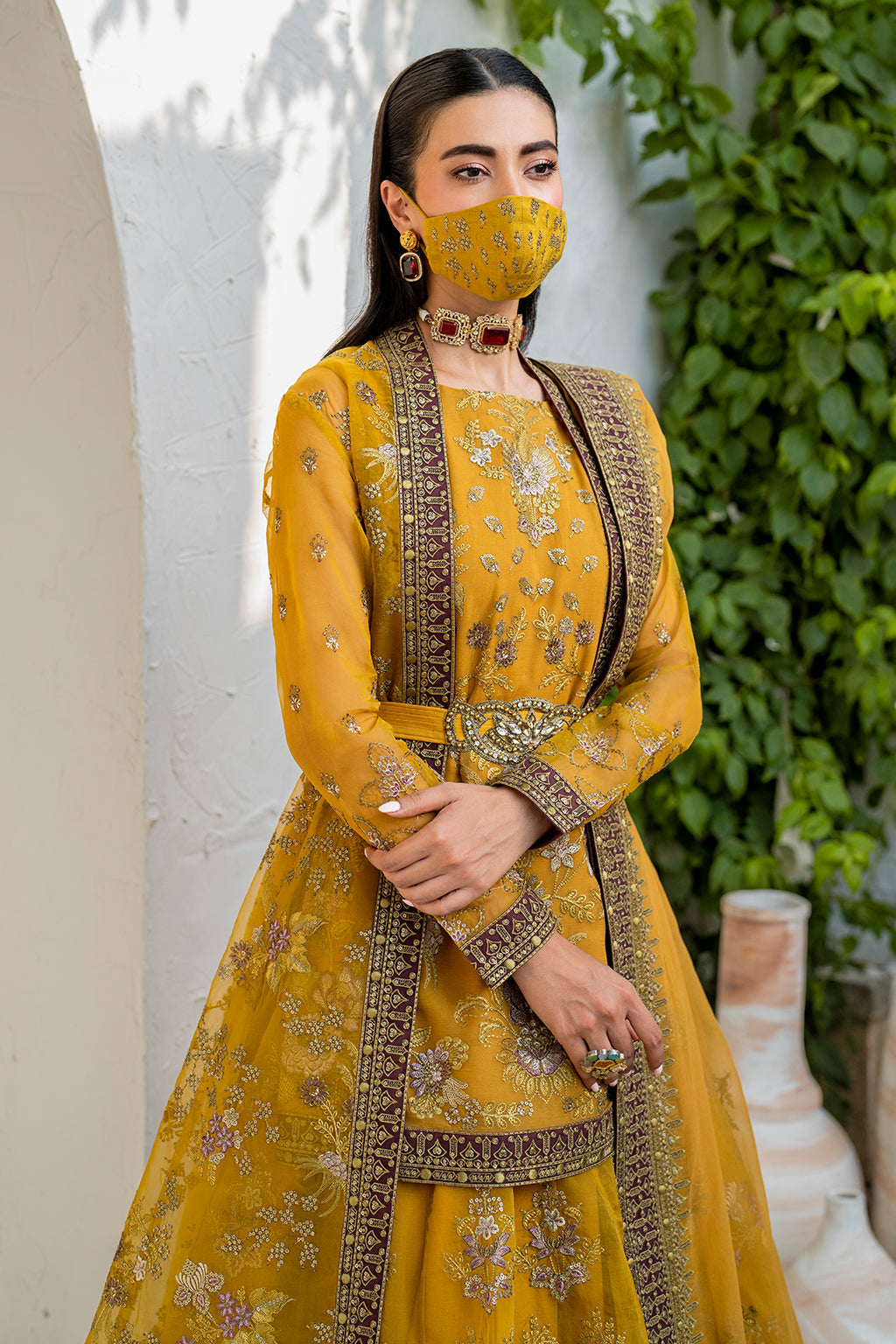 Flossie | Naqsh Formals | S-1404 (B) - by - Libasekhas UK - Registered Vendor of : Flossie - 100% Original Designer Dresss