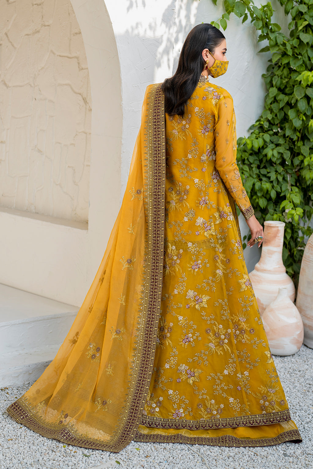 Flossie | Naqsh Formals | S-1404 (B) - by - Libasekhas UK - Registered Vendor of : Flossie - 100% Original Designer Dresss