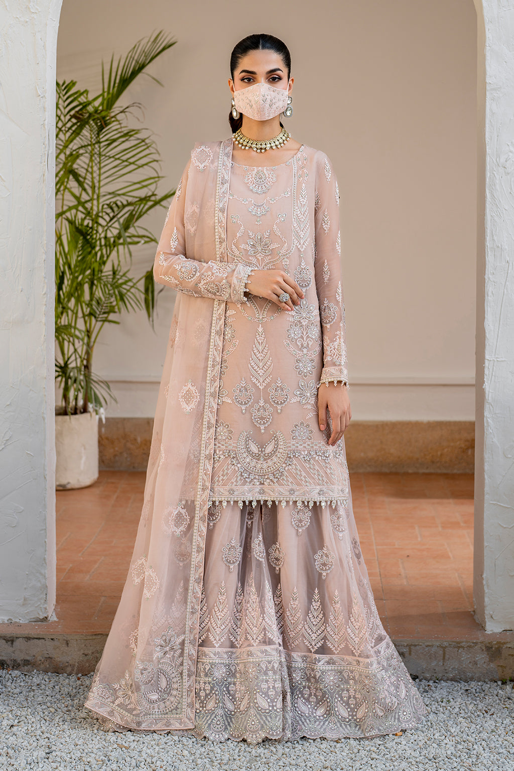 Flossie | Naqsh Formals | S-1403 (B) - by - Libasekhas UK - Registered Vendor of : Flossie - 100% Original Designer Dresss