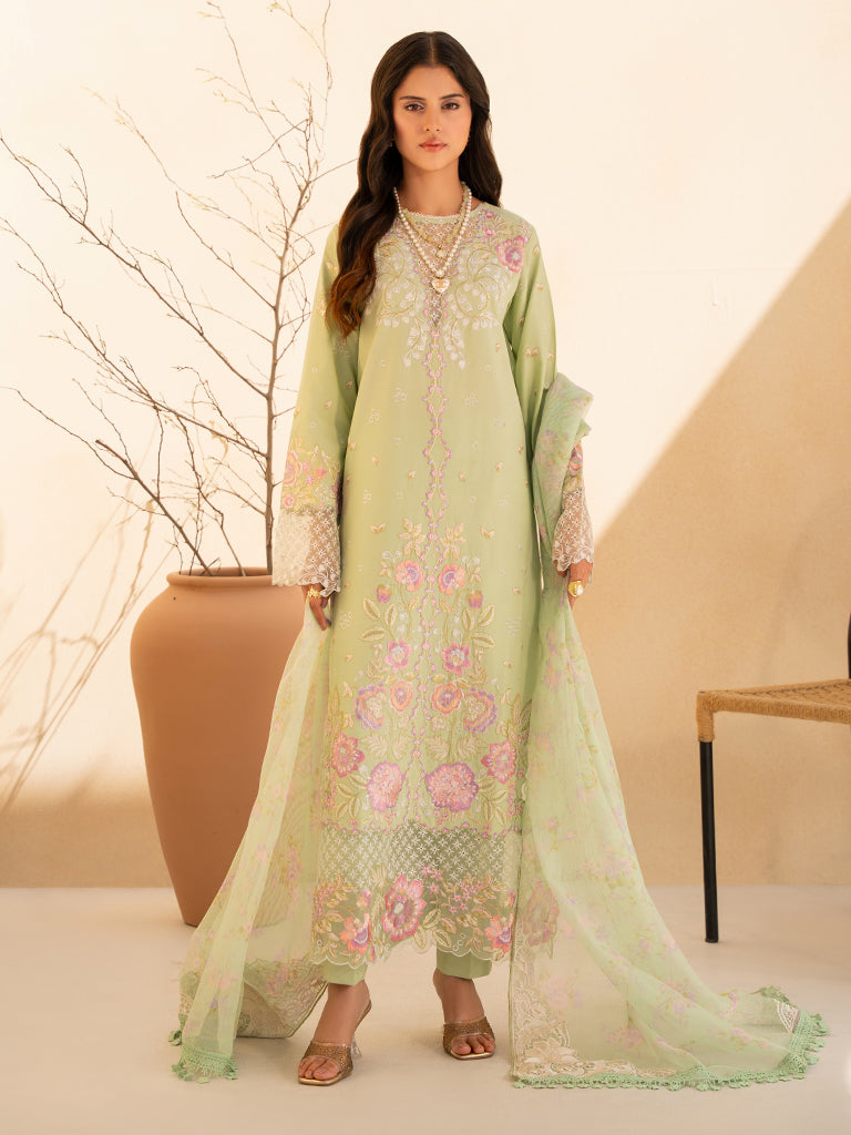 Rajbari | Jahaan Premium Festive Lawn | RAYA (Jahan) 1-B - by - Libasekhas UK - Registered Vendor of : Rajbari - 100% Original Designer Dresss