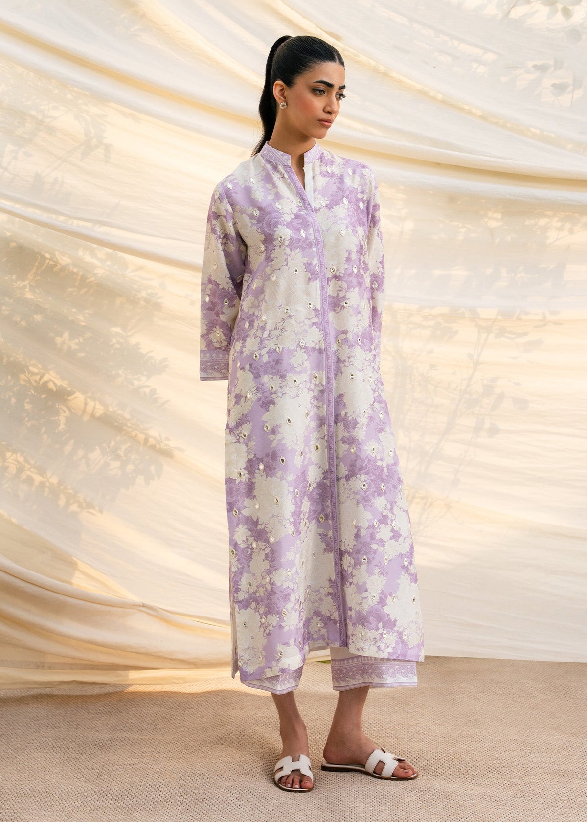 Mahgul | Ambi Bagh Silk Edit | Bagh-e-Noor - by Libasekhas - Registered Vendor of : Mahgul - 100% Original Designer Dress