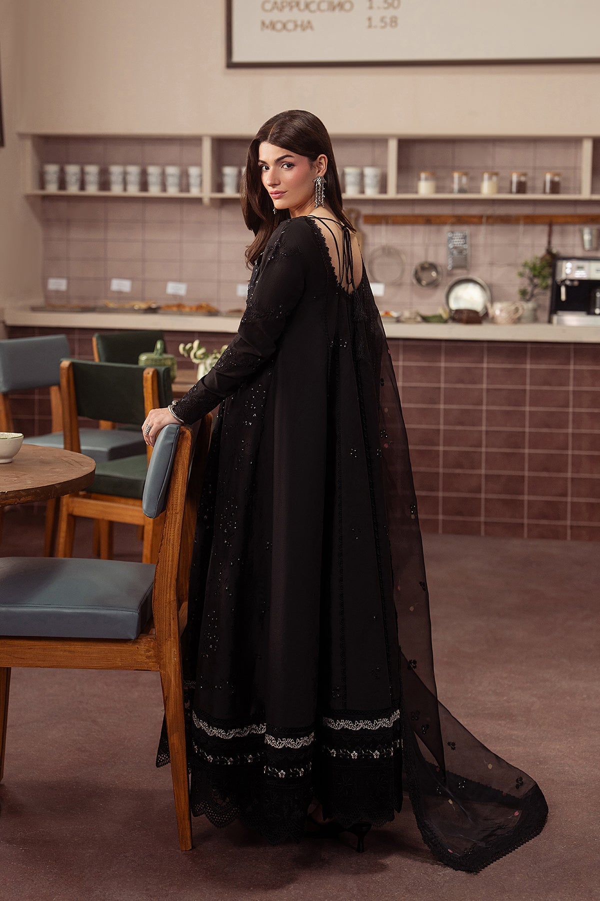 Ayzel | The Brewed 26 | Sepia - by Libasekhas UK - Registered Vendor of : Ayzel - 100% Original Designer Dress