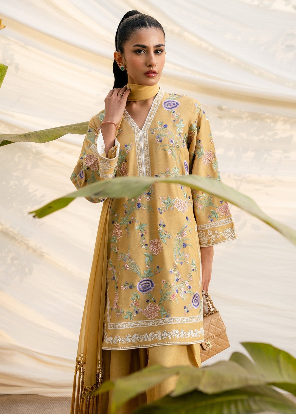 Mahgul | Ambi Bagh Silk Edit | Zarnish - by Libasekhas - Registered Vendor of : Mahgul - 100% Original Designer Dress