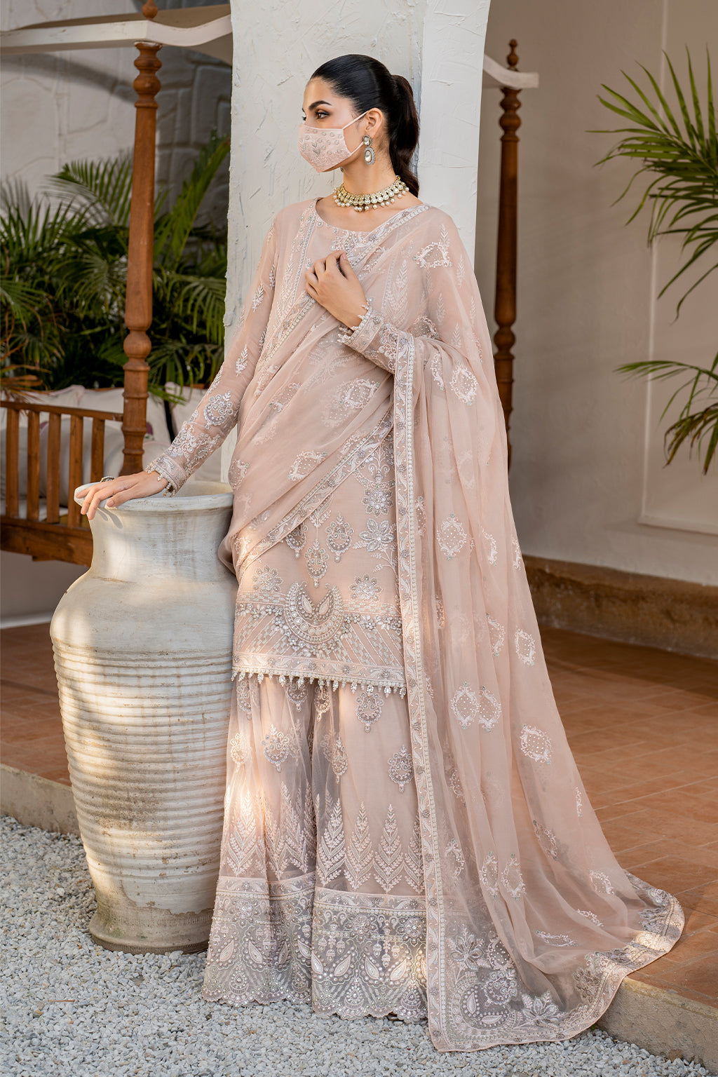 Flossie | Naqsh Formals | S-1403 (B) - by - Libasekhas UK - Registered Vendor of : Flossie - 100% Original Designer Dresss