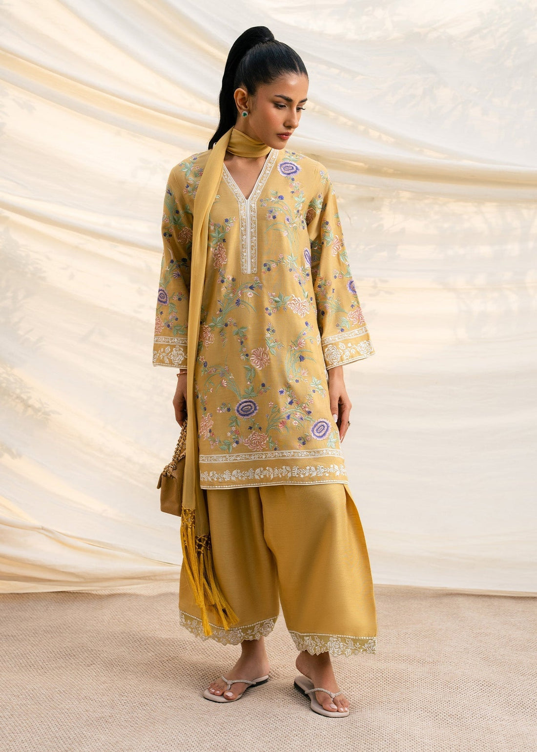 Mahgul | Ambi Bagh Silk Edit | Zarnish - by Libasekhas - Registered Vendor of : Mahgul - 100% Original Designer Dress
