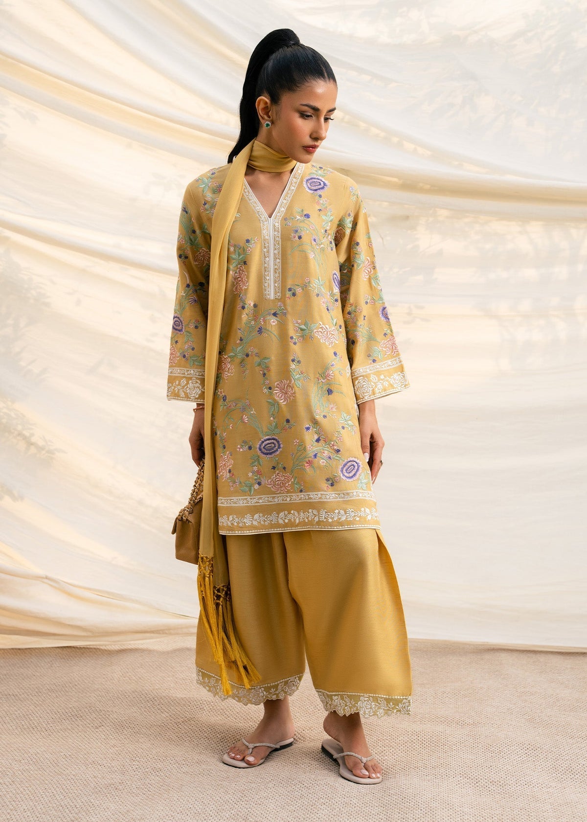 Mahgul | Ambi Bagh Silk Edit | Zarnish - by Libasekhas - Registered Vendor of : Mahgul - 100% Original Designer Dress