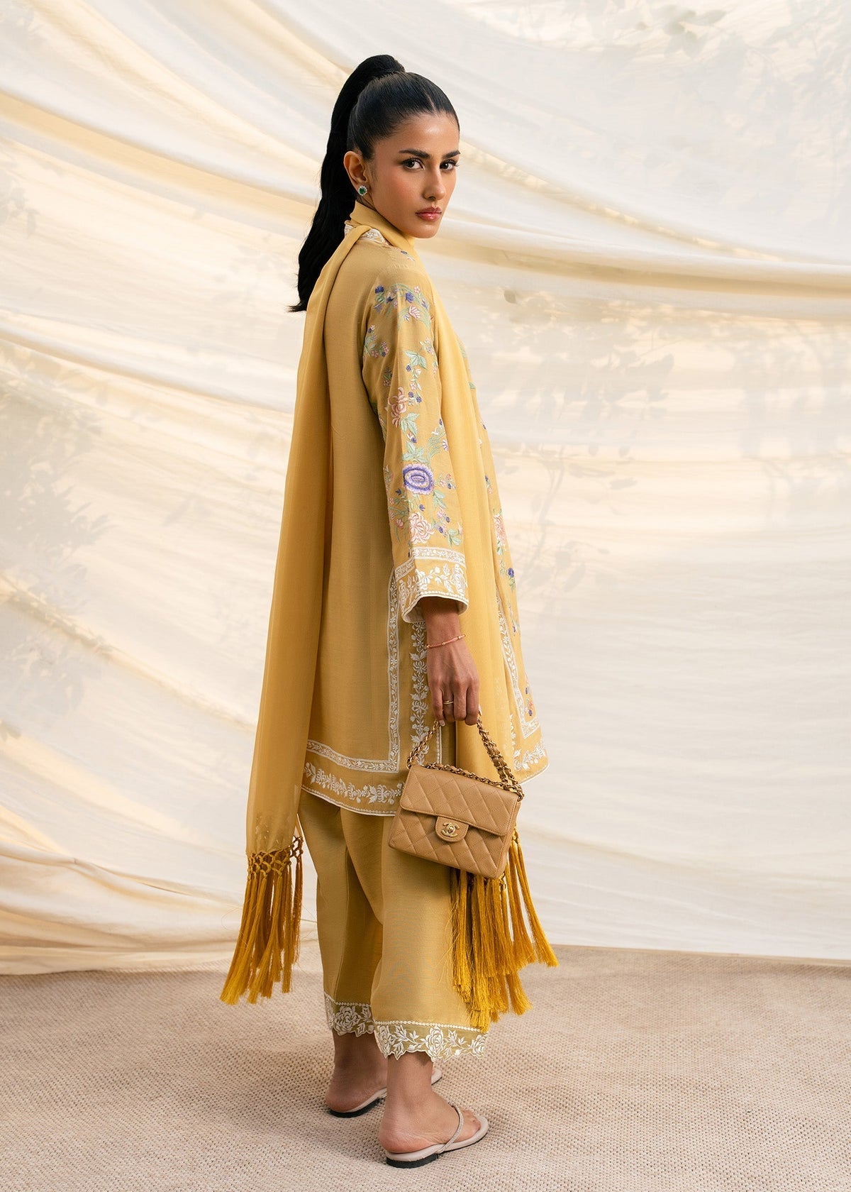 Mahgul | Ambi Bagh Silk Edit | Zarnish - by Libasekhas - Registered Vendor of : Mahgul - 100% Original Designer Dress