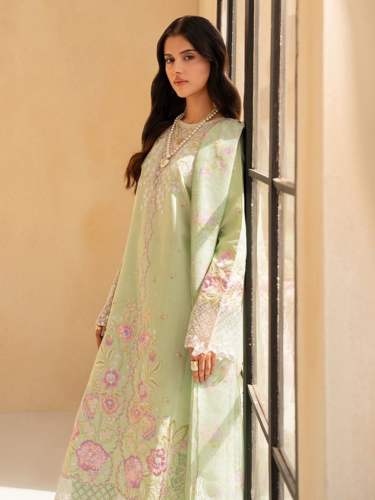 Rajbari | Jahaan Premium Festive Lawn | RAYA (Jahan) 1-B - by - Libasekhas UK - Registered Vendor of : Rajbari - 100% Original Designer Dresss