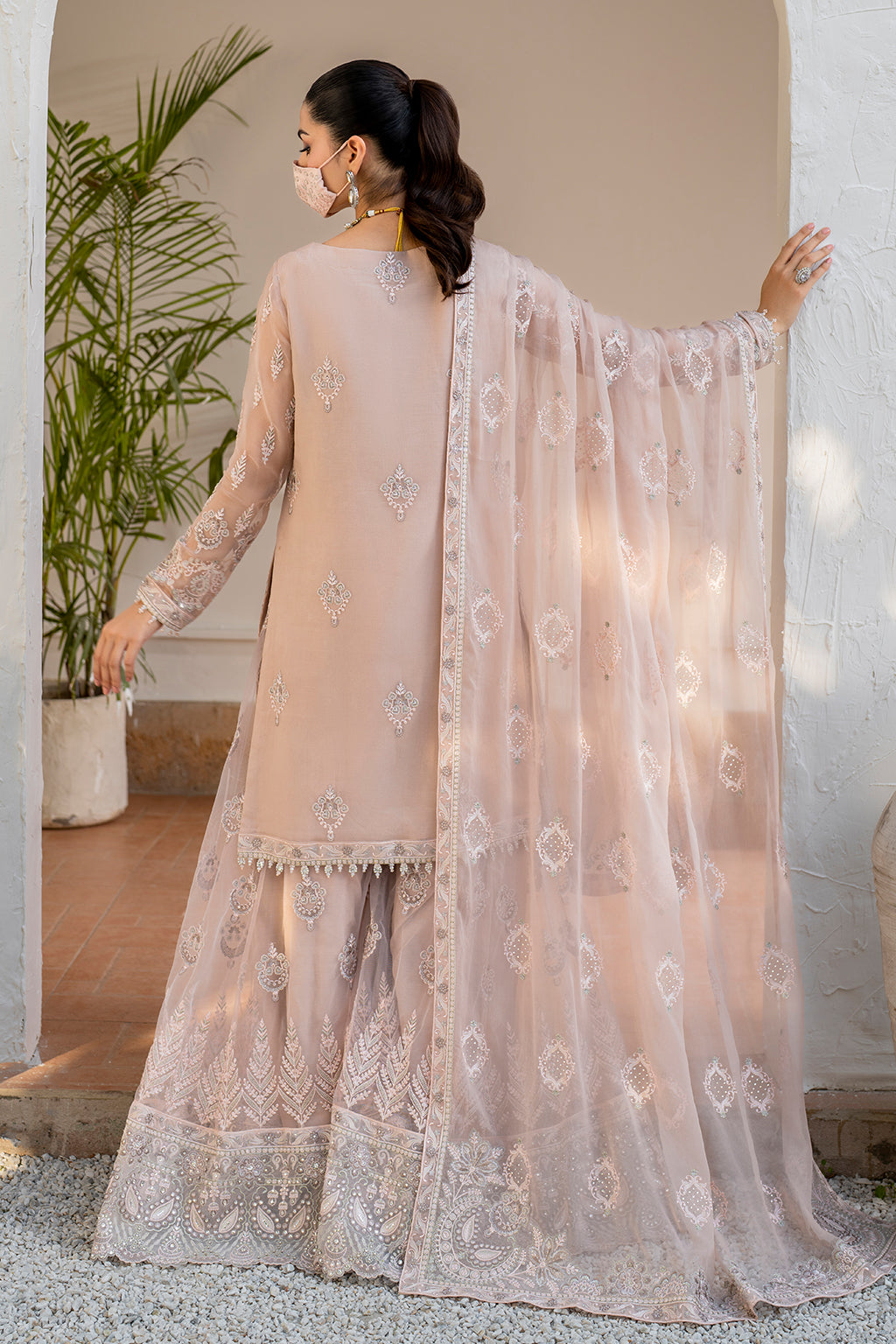 Flossie | Naqsh Formals | S-1403 (B) - by - Libasekhas UK - Registered Vendor of : Flossie - 100% Original Designer Dresss