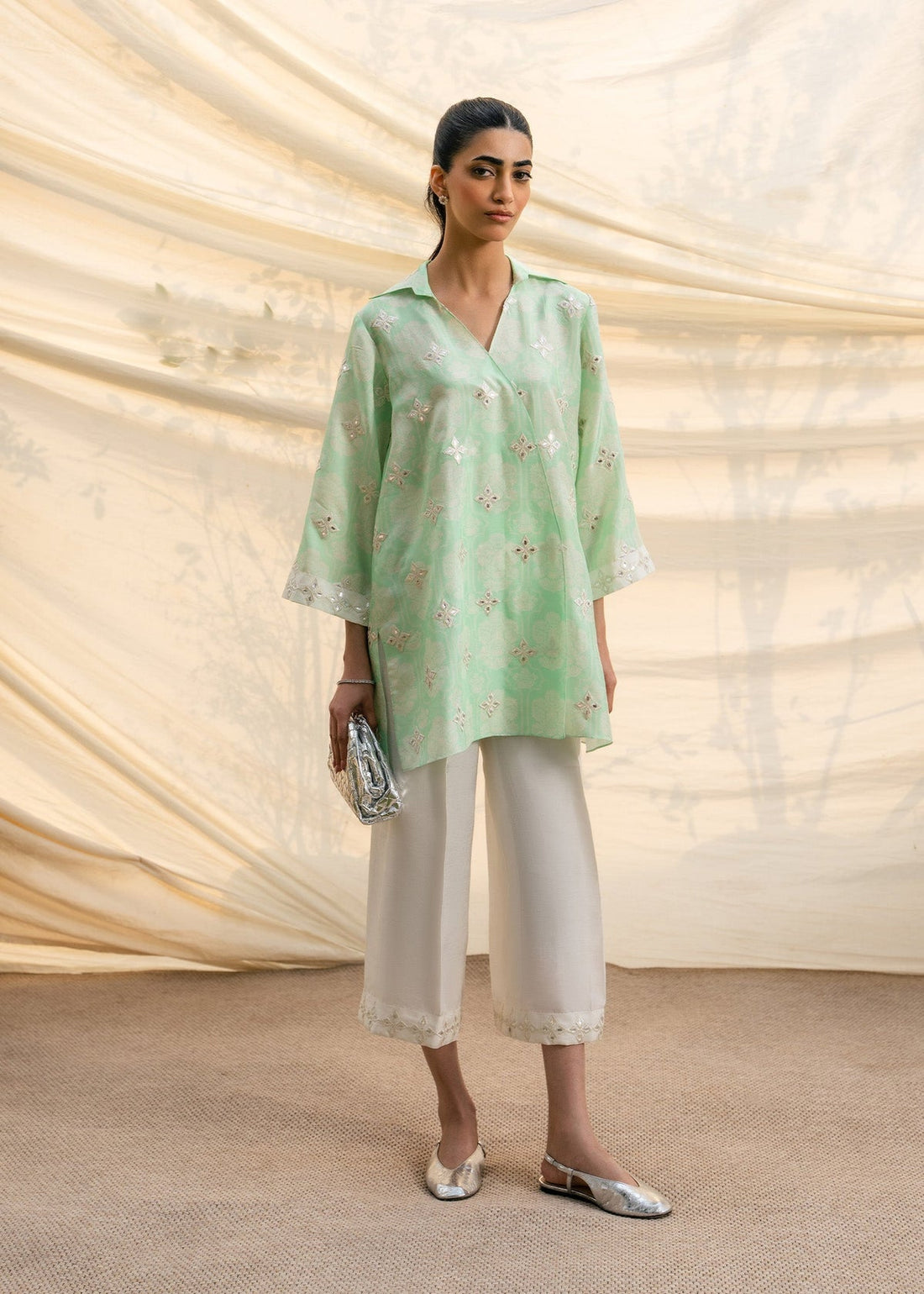 Mahgul | Ambi Bagh Silk Edit | Caelina - by Libasekhas - Registered Vendor of : Mahgul - 100% Original Designer Dress