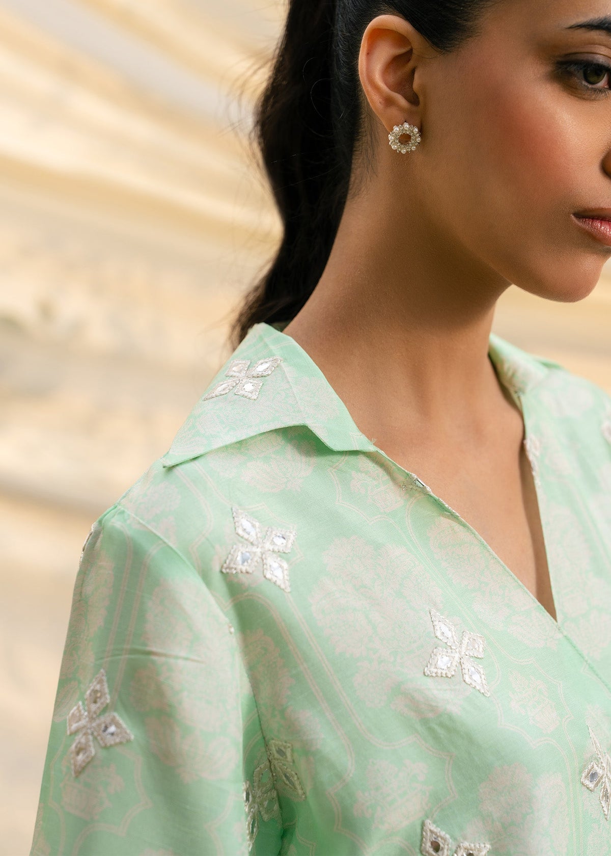 Mahgul | Ambi Bagh Silk Edit | Caelina - by Libasekhas - Registered Vendor of : Mahgul - 100% Original Designer Dress