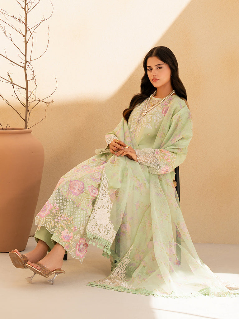 Rajbari | Jahaan Premium Festive Lawn | RAYA (Jahan) 1-B - by - Libasekhas UK - Registered Vendor of : Rajbari - 100% Original Designer Dresss