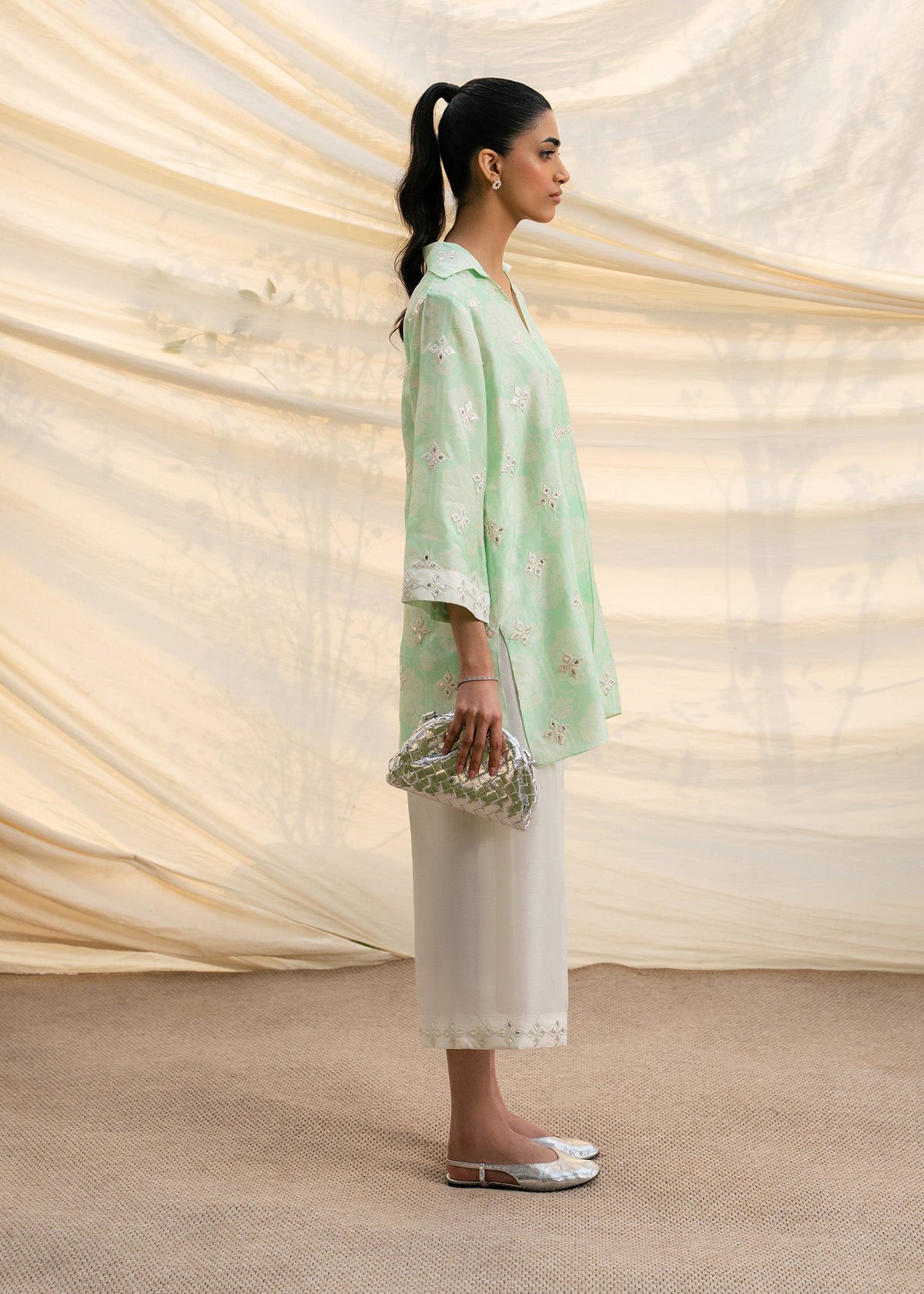 Mahgul | Ambi Bagh Silk Edit | Caelina - by Libasekhas - Registered Vendor of : Mahgul - 100% Original Designer Dress