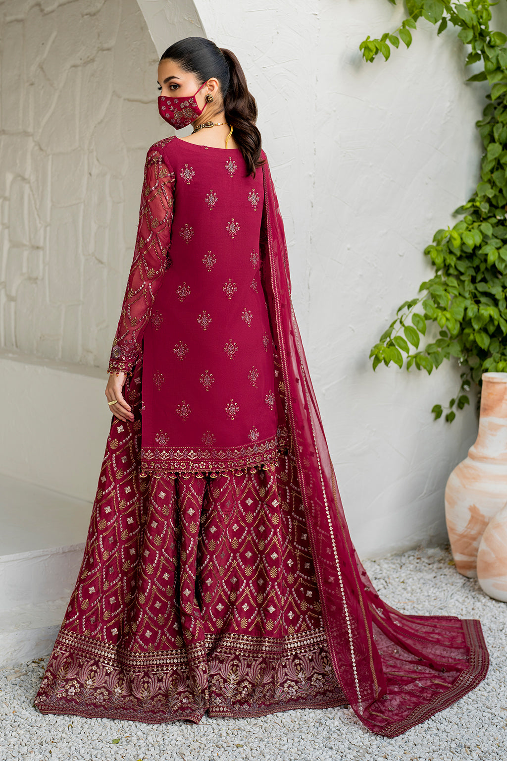 Flossie | Naqsh Formals | S-1402 (B) - by - Libasekhas UK - Registered Vendor of : Flossie - 100% Original Designer Dresss