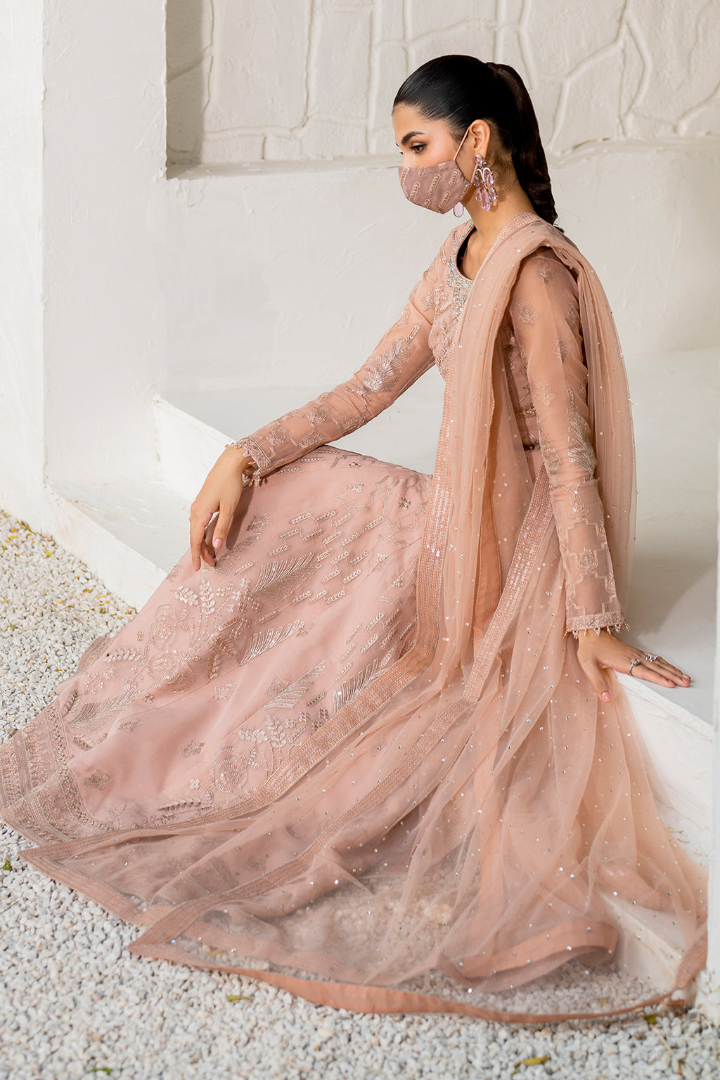 Flossie | Naqsh Formals | S-1407 - by - Libasekhas UK - Registered Vendor of : Flossie - 100% Original Designer Dresss
