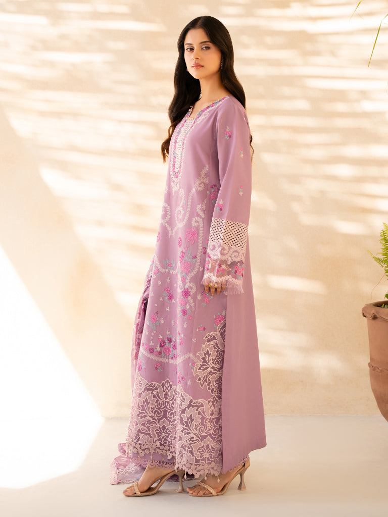 Rajbari | Jahaan Premium Festive Lawn | SILA (Jahan) 3-B - by - Libasekhas UK - Registered Vendor of : Rajbari - 100% Original Designer Dresss