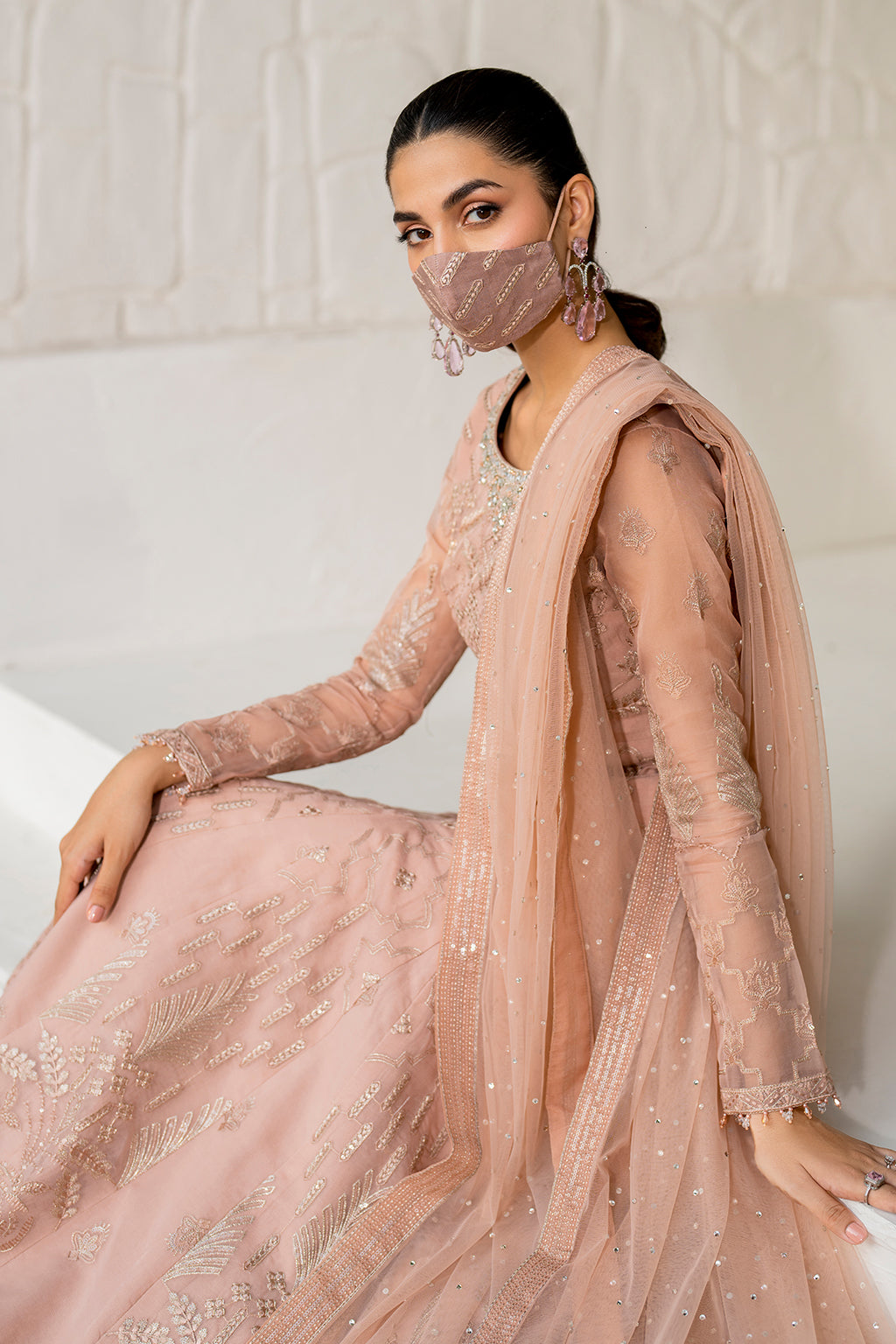 Flossie | Naqsh Formals | S-1407 - by - Libasekhas UK - Registered Vendor of : Flossie - 100% Original Designer Dresss