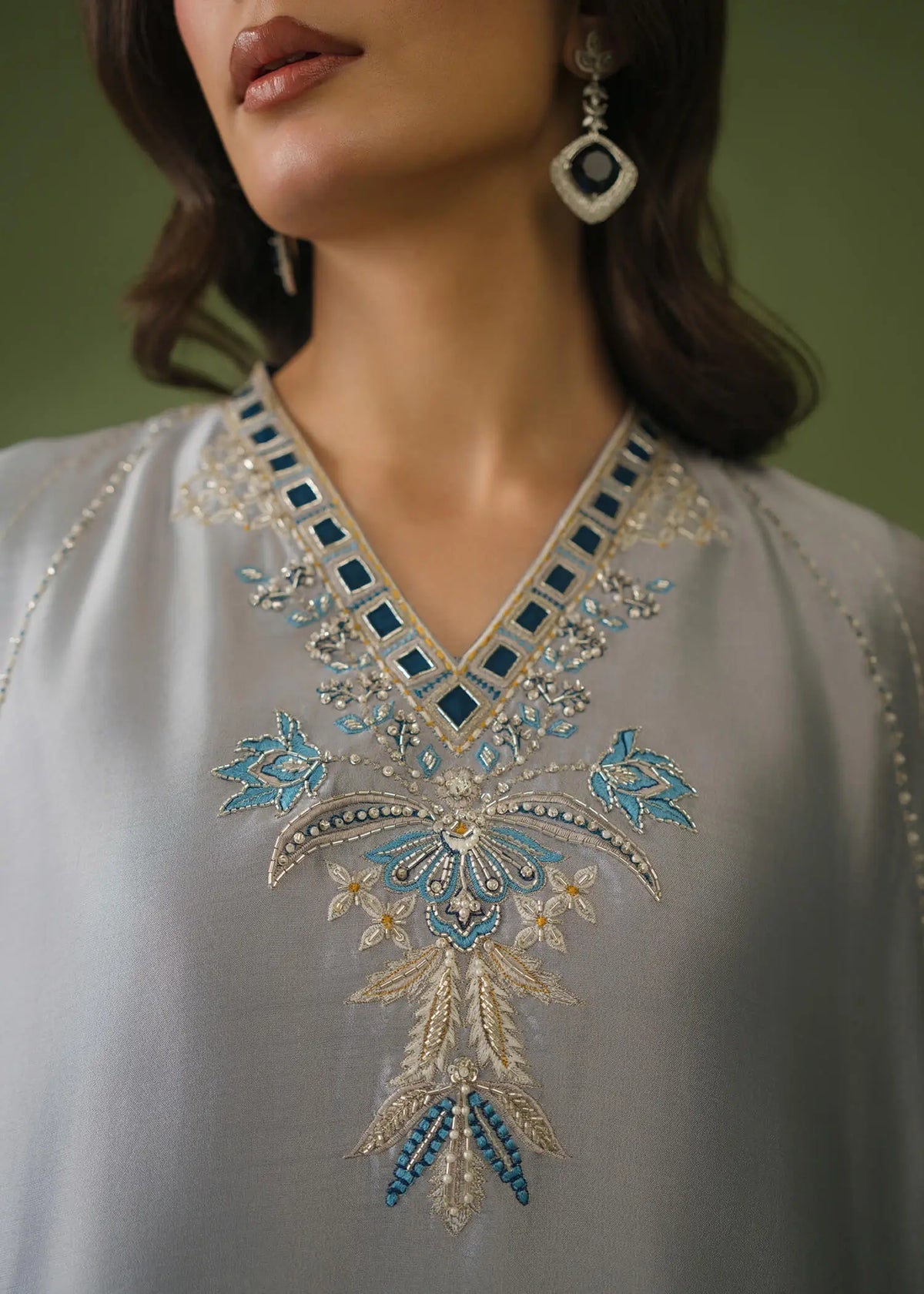 Jeem | Celestial Luxe Formals |GREY NOIR - by Libasekhas UK - Registered Vendor of : Jeem - 100% Original Designer Dress