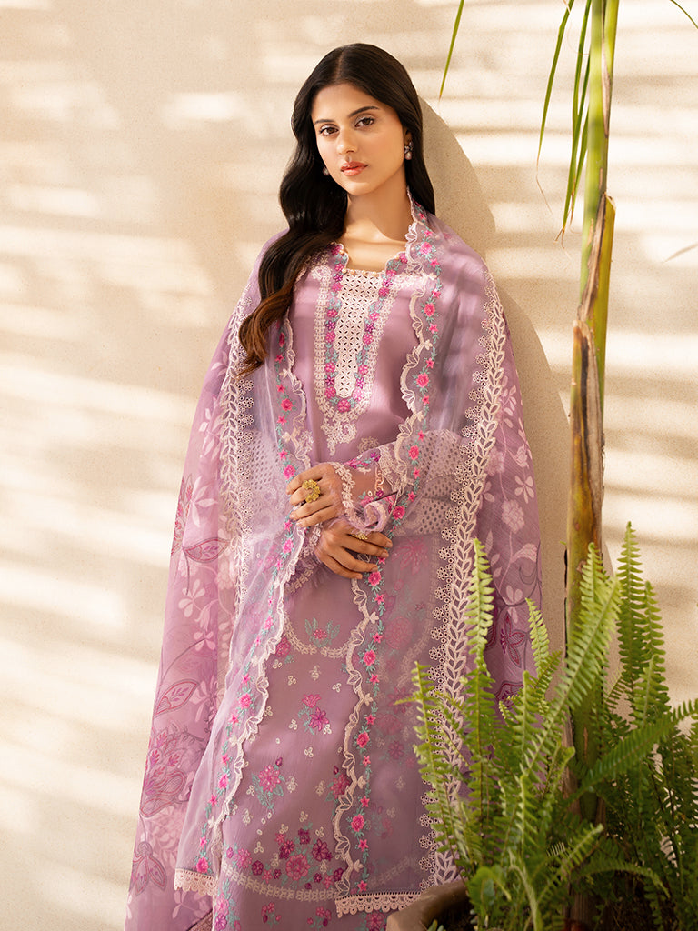 Rajbari | Jahaan Premium Festive Lawn | SILA (Jahan) 3-B - by - Libasekhas UK - Registered Vendor of : Rajbari - 100% Original Designer Dresss