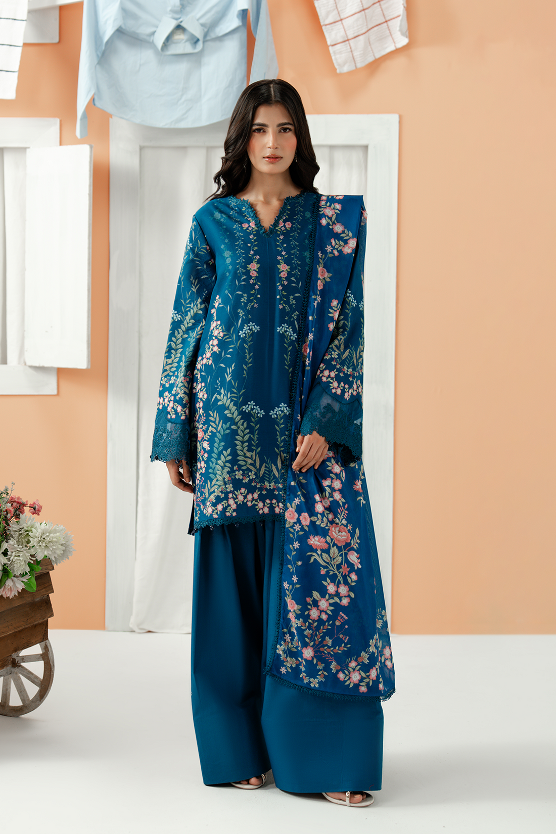 Zarposh | Sundaze Luxe Pret | Neroli - by Libasekhas UK - Registered Vendor of : Zarposh - 100% Original Designer Dress