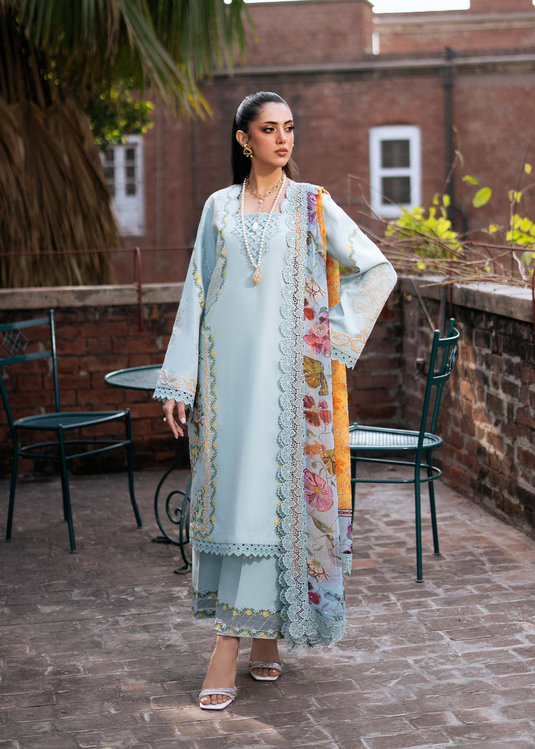 Fozia Khalid | Blossom Festive Lawn 25 |Freesia - by - Libasekhas UK - Registered Vendor of : Fozia Khalid - 100% Original Designer Dresss