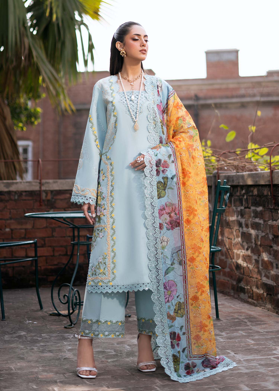 Fozia Khalid | Blossom Festive Lawn 25 |Freesia - by - Libasekhas UK - Registered Vendor of : Fozia Khalid - 100% Original Designer Dresss