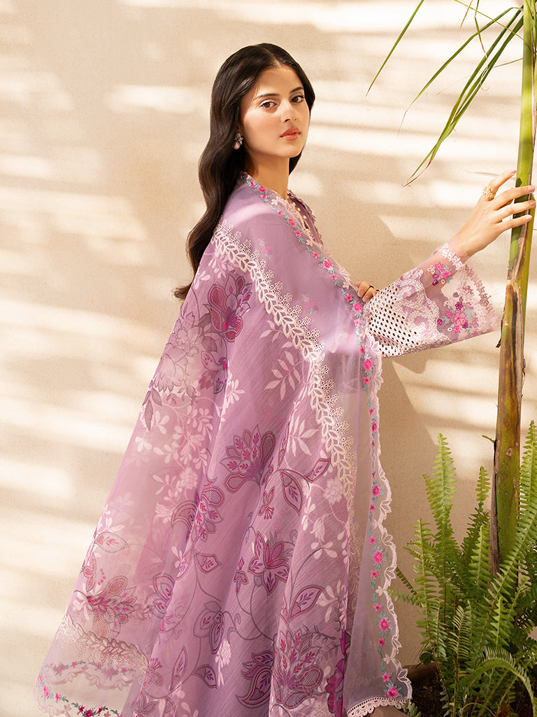 Rajbari | Jahaan Premium Festive Lawn | SILA (Jahan) 3-B - by - Libasekhas UK - Registered Vendor of : Rajbari - 100% Original Designer Dresss