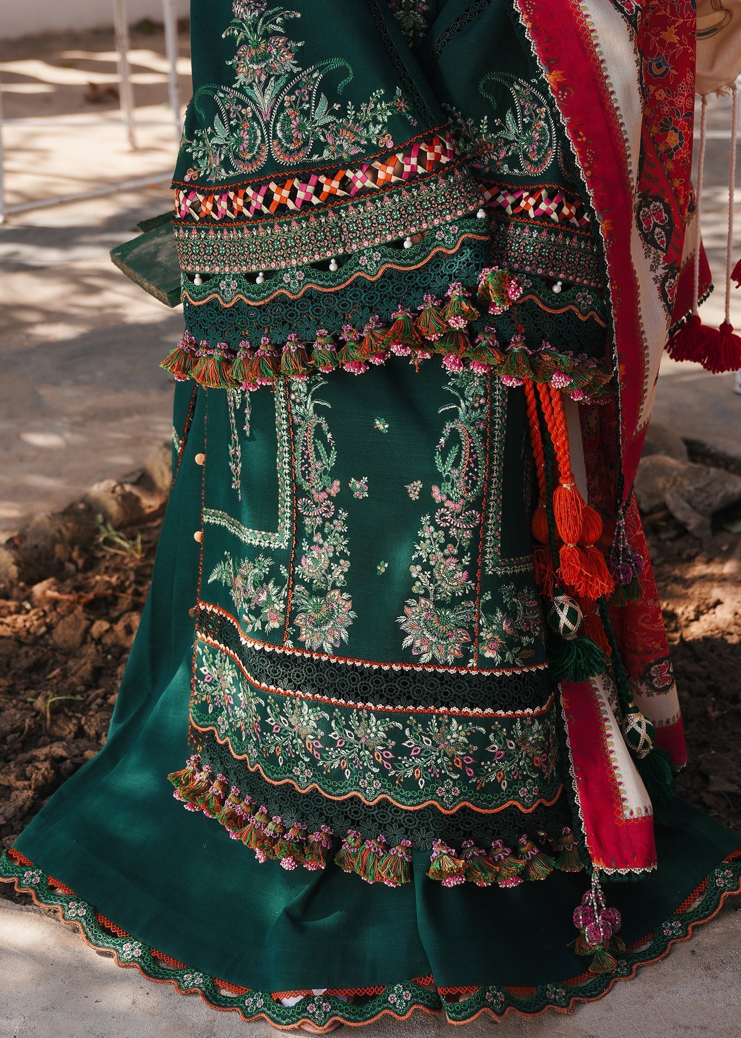 Hussain Rehar | Winter Shawl 24 | Masarrah - by - Libasekhas UK - Registered Vendor of : Hussain Rehar - 100% Original Designer Dresss